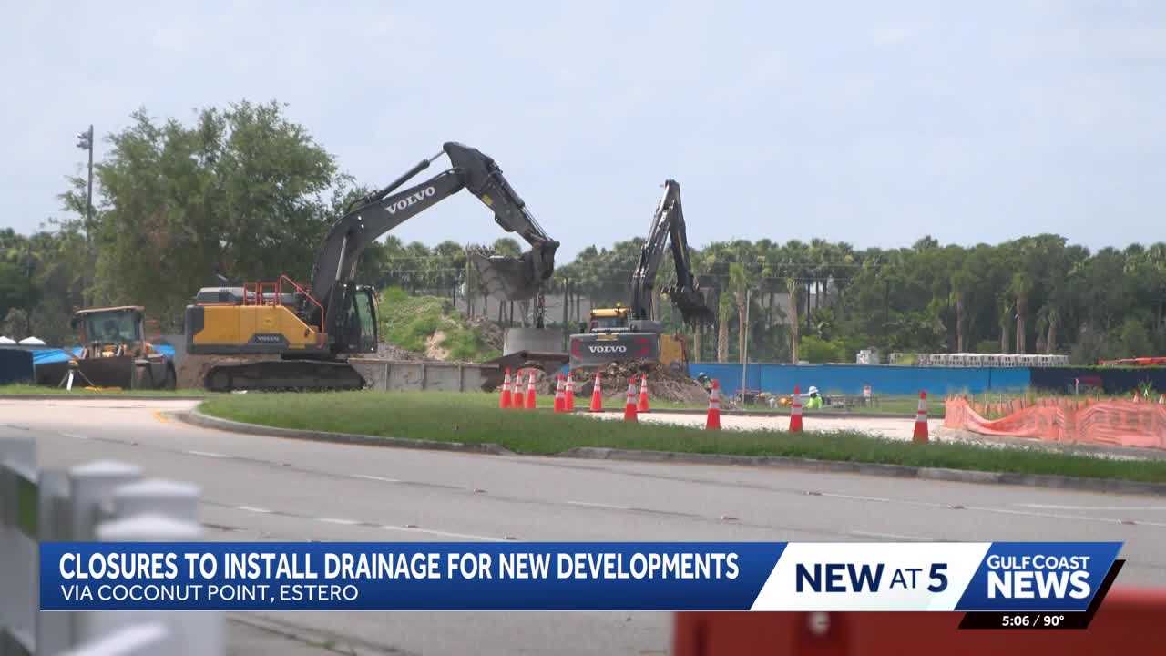 Estero sports park construction underway on Via Coconut Point